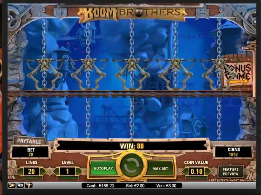 Бонусная игра Бонусы Братья Бум